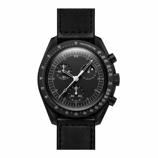 Black Chronograph Watch – Classic Edition